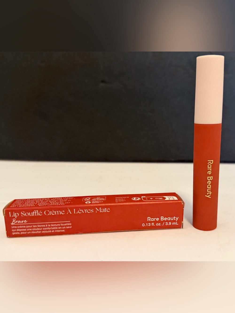 Rare Beauty Lip Souffle Matte Lip Cream Brave 0.13 oz Full Size NEW IN BOX